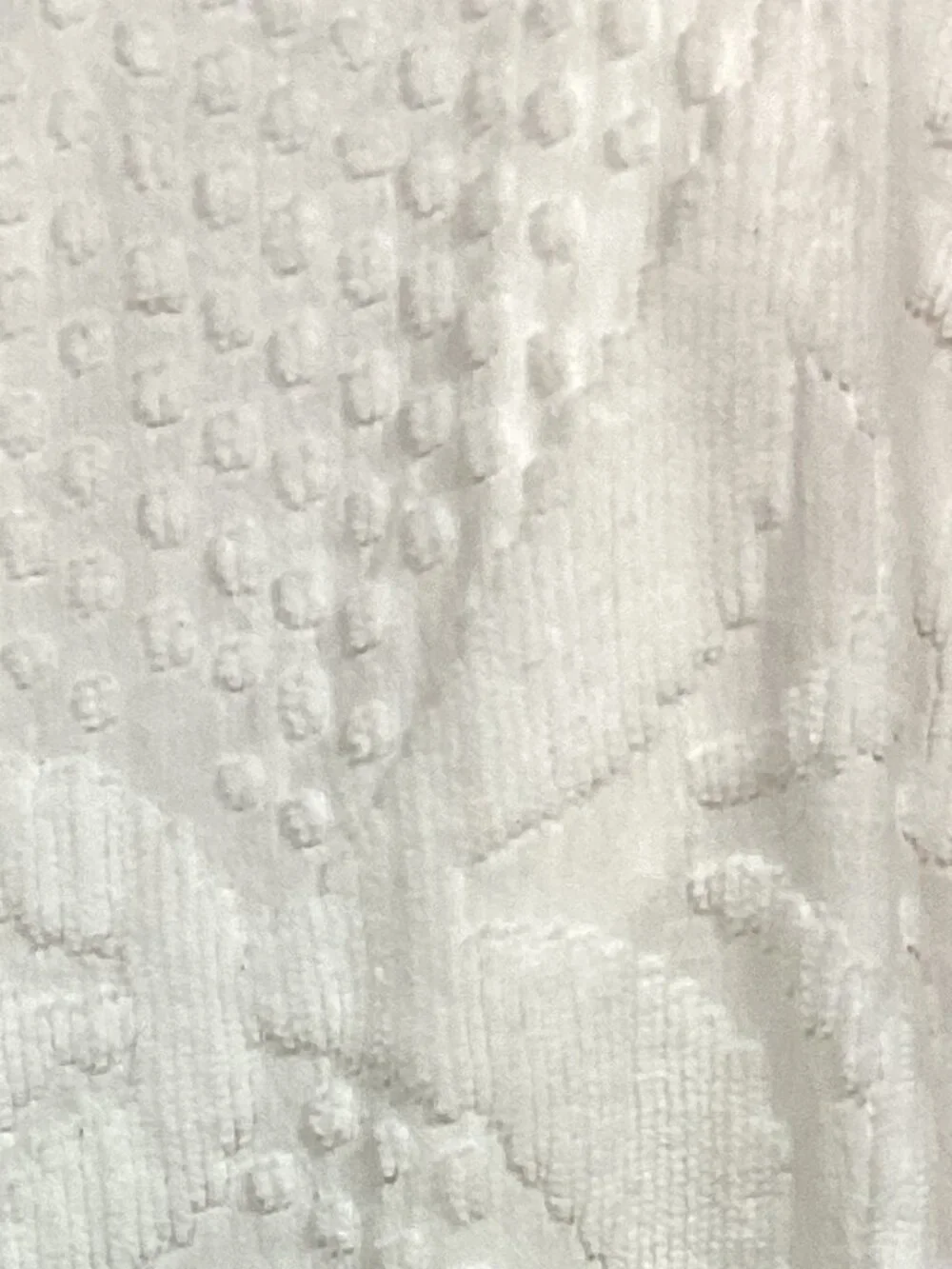 Vintage White Comforter Cover Swiss Dot Fringe